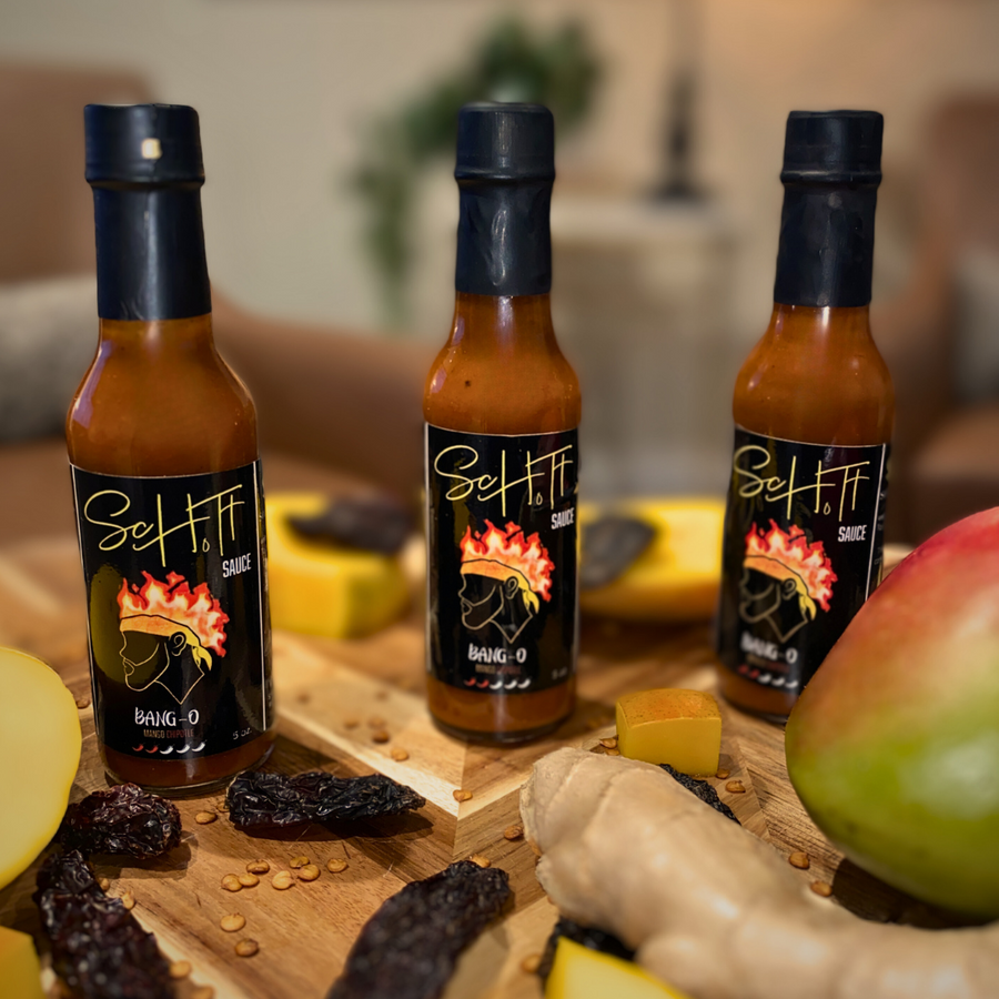 Bang-O Mango Chipotle hot sauce