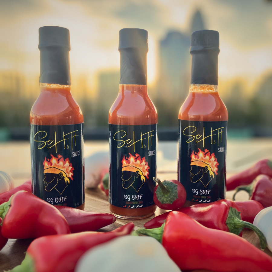 OG Buff Roasted Garlic Chili hot sauce